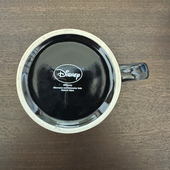 Disney Love Mickey Mouse Coffee Mug Black Tea Cup Valentine's Hearts Red Inside - Picture 7 of 11